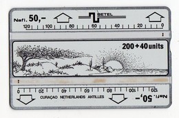 ANTILLES NEERLANDAISES CURACAO REF MV CARDS CUR-3 SETEL CN 203B Année 1992 SUNSET - Antillen (Nederlands)