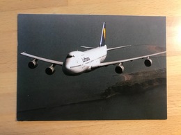 LUFTHANSA Boeing 747-200 POST CARD - Stationery