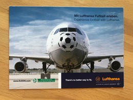 LUFTHANSA Airbus A340-300 In Special Design Mit Sonderlackierung POST CARD - Cancelleria