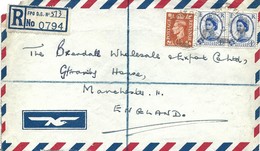 UK 1954 FPO 513 Ankara MELF 21 British Training Mission (Turkey) NATO Military Forces Registered Cover - Covers & Documents