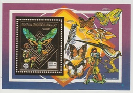 Madagascar Madagaskar 1988 Mi. Bl. 85A Scoutisme Scouts Pfadfinder Papillon Schmetterling Butterfly Gold Or - Ungebraucht