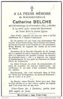 GRUMELANGE ..-- Mademoiselle Catherine  BELCHE , Née En 1884 , Décédée En 1957 à GRUMELANGE . - Martelange