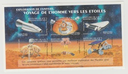 Madagascar Madagaskar 2000 Mi. 2505 - 2510 Voyage De L'Homme Vers Les Etoiles Space Raumfahrt Espace IMPERF ND - Afrika