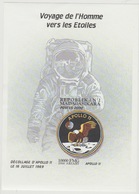 Madagascar Madagaskar 2000 Mi. Bl. 314 Apollo 11 Voyage De L'Homme Vers Les Etoiles Space Raumfahrt Espace IMPERF ND - Afrique
