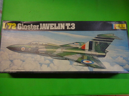 Maquette Avion Militaire-en Plastique-1/72 Heller- Gloster Javelin T 3 Ref 346 - Vliegtuigen