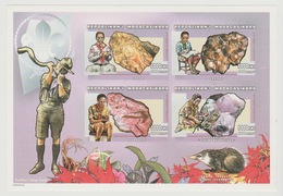 Madagascar Madagaskar 1999 Mi. 2362 - 2365 Scouts Scoutisme Pfadfinder Pierres Stones Steine IMPERF ND - Unused Stamps