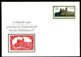 DDR PP21 D2/003 Privat-Postkarte GRÜNDUNG LANDESVERBAND 1990 NGK 6,00 € - Private Postcards - Mint