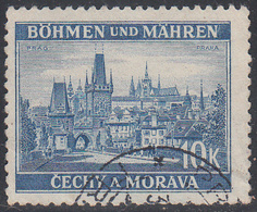 BOHEMIA AND MORAVIA    SCOTT NO. 38   USED    YEAR  1939 - Oblitérés