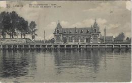 Selzaete    Het Douanenkantoor  -  Haven.  -  (sporen Van Plakker Bovenaan)  1910   Naar   Halfweg - Zelzate