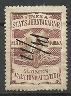 FINLAND FINNLAND 1903 Railway Stamp O - Postpaketten