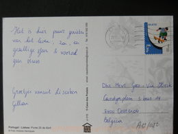A12/022   CP PORTUGAL POUR LA BELG. - Lettres & Documents