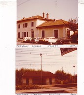 89 / CHAMPIGNY SUR YONNE  /  2  PHOTO VERITABLE  QUAIS GARE 1981 / FIAT RITMO / CITROEN GS / SIMCA - Champigny