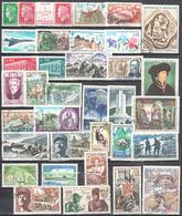 France 1969 - Mix Of 35 Stamps - Mi.1649-1693 - Used - Oblitéré - 1960-1969