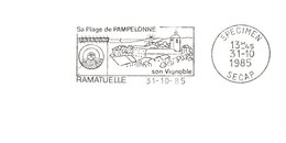 Thème Vin - Flamme Secap SPECIMEN - TB - Vins & Alcools