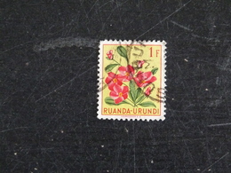 RUANDA URUNDI YT 185 OBLITERE - FLORE FLEUR - Gebruikt