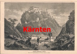 A102 407 - Hochosterwitz Margarethe Maultasch Artikel Mit 1 Bild 1879 !! - Contemporary Politics