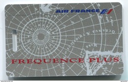 Carte D'identification De Bagages Air France "Fréquence Plus" - Aviation - Avion - Compagnie Aérienne - Etichette Da Viaggio E Targhette