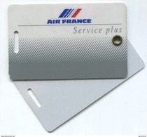 Carte D'identification De Bagages Air France "Service Plus" Aviation - Avion - Compagnie Aérienne - Baggage Etiketten