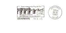 Thème Trains - Flamme Secap SPECIMEN - TB - Eisenbahnen