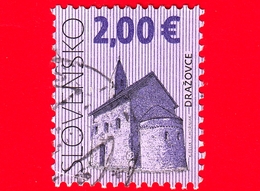 SLOVACCHIA - Usato - 2009 - Beni Culturali  - Chiesa Di San Michele Arcangelo In Drazovce - 2.00 - Used Stamps