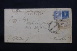 ARGENTINE - Enveloppe En Recommandé De Buenos Aires Pour L 'Italie En 1931 Par Voie Maritime - L 57685 - Covers & Documents