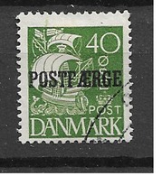 1927 USED  Danmark Mi 14 - Postpaketten