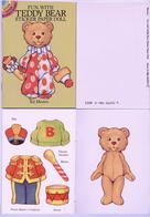 Fun With Teddy Bear By Ted Menteni Dover USA (autocollants) - Activity/ Colouring Books