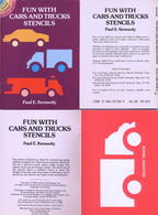 Fun With Cars And Trucks Stencils (petits Livre Pochoirs) Dover USA - Actividades /libros Para Colorear