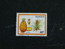 RWANDA YT 1242 OBLITERE - FLORE FRUIT ANANAS - Used Stamps