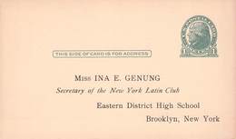 USA - POSTCARD 1c 1917 LATIN CLUB, BROOKLYN //ak975 - 1901-20