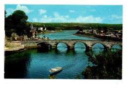 BRIDGE AND RIVER TEIFI. CARDIGAN. - Cardiganshire