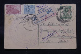 INDE - Entier Postal + Compléments En Recommandé De Howrah En 1950, à Voir - L 57709 - Brieven En Documenten