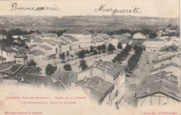 Delcampe - *** 82  ***  VALENCE D'AGEN  Place De La Liberté Vue Panoramique Prise Du Clocher - Précurseur TTB Timbrée - Valence