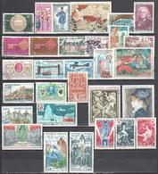 France 1968 - Mix Of 30 Stamps - Mi.1609-1648 - Used - Oblitéré - 1960-1969