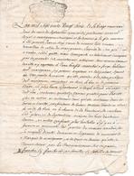 MARIGNANE ( 13 ) - Acte De 1723 Cachet De Provence De 1 Sol Et 4 Deniers - Cachets Généralité