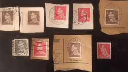 Denmark - Small Lot With Stamps Frederik IX On Paper, Circa 140 Stamps Different Valeurs, - Collections