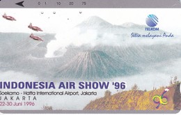TARJETA DE INDONESIA AIR SHOW 1996 (AVION-PLANE) - Indonésie