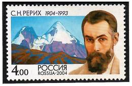 Russia 2004 . Painter S.N.Rerikh(Mountains). 1v: 4.00  Michel # 1209 - Ongebruikt