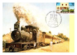 Thème Trains -Chypre Turc - Carte Maximum - TB - Eisenbahnen