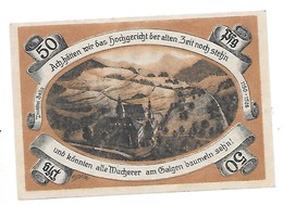 **notgeld Probstzella  50 Pfennig 1078.1 - [11] Local Banknote Issues