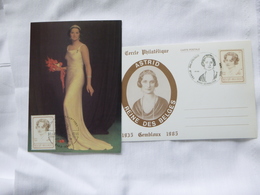 BELG.1985 2183 FDC Mcards : " Astrid " ( Belgisch Koningshuis /  Famille Royale Belge ) - 1981-90