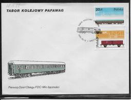 Thème Trains - Chemin De Fer - Pologne Enveloppe - TB - Eisenbahnen