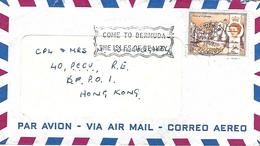 Bermuda 1969 Hamilton To BFPO 1 Hong Kong Victoria Barracks With FPO 948 At 40 Postal & Courrier Unit RE Cover - Storia Postale