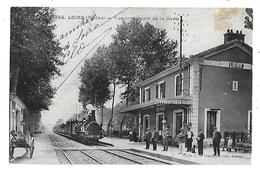 69  - CPA  De  LOIRE  -  TRAIN  ,  Vue  Intérieure  De  La  GARE  En  1910  (  Très  Très  Animée  ) - Loire Sur Rhone