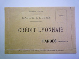 2020 - 5071  CARTE-LETTRE  2 Volets  "CREDIT LYONNAIS  TARBES"   XXX - Zonder Classificatie