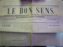 2020 - 5074  EX Du 26 Avril 1898 Du JOURNAL  Républicain  "LE BON SENS"   XXX - Zonder Classificatie