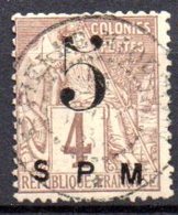 Saint Pierre Et Miquelon: Yvert N°  4° - Used Stamps