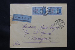 NIGER - Affranchissement Plaisant De Zinder Sur Enveloppe Pour Bourgoin En 1935 - L 57741 - Lettres & Documents