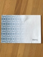 KLM MENU I09962 - Menú