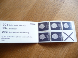 (hout) Postzegelboekje Booklet NVPH Nr. PB 6-f) 1972 POSTFRIS MNH NEDERLAND NETHERlANDS - Carnets Et Roulettes